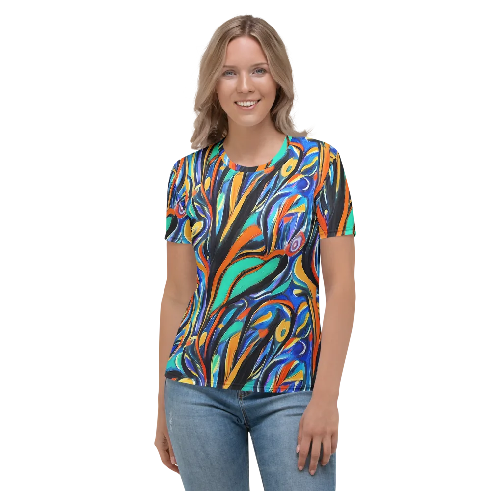 Carr's Whirl on Women's Crew Neck T-Shirt — Front