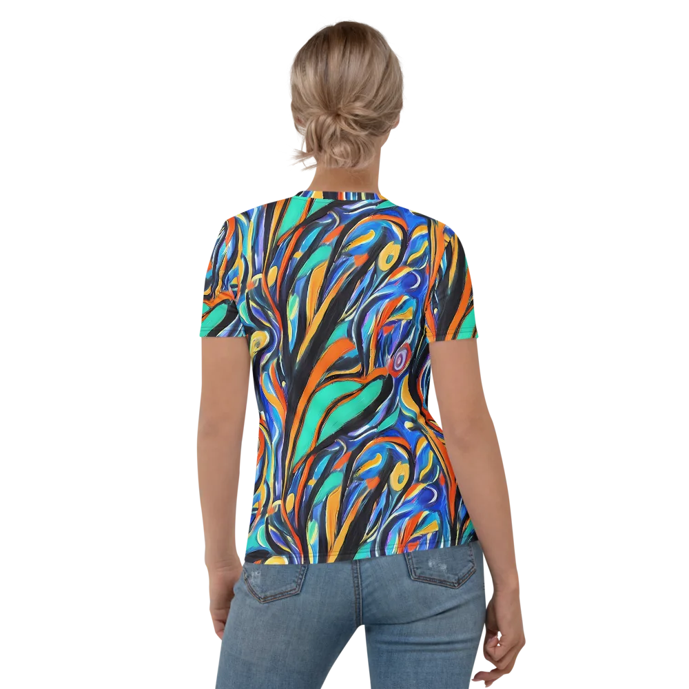 Carr's Whirl on Women's Crew Neck T-Shirt — Back
