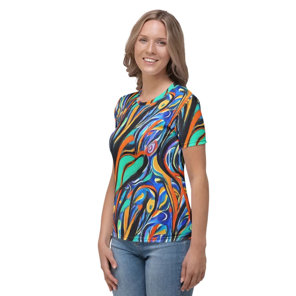 Carr's Whirl on Women's Crew Neck T-Shirt — Left