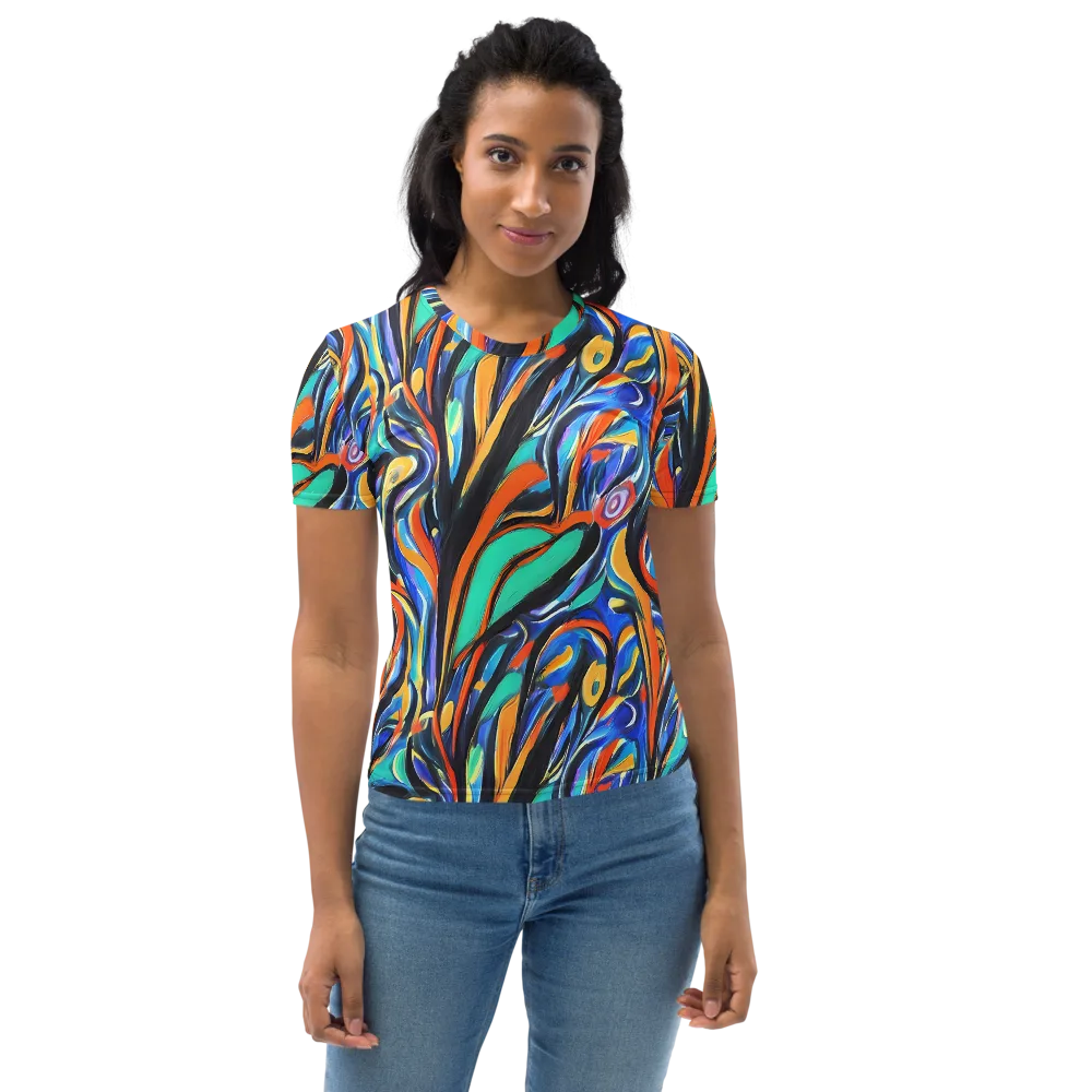 Carr's Whirl on Women's Crew Neck T-Shirt — Front