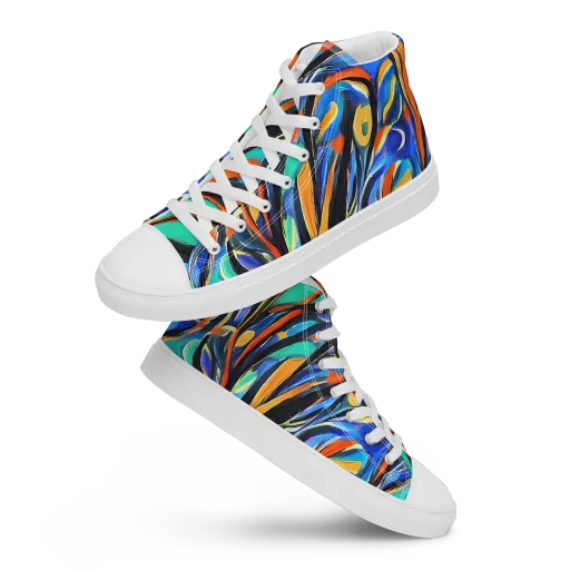 Carr's Whirl on a Women's High Top Canvas Shoes