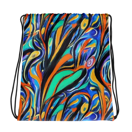 Carr's Whirl on a Drawstring Bag