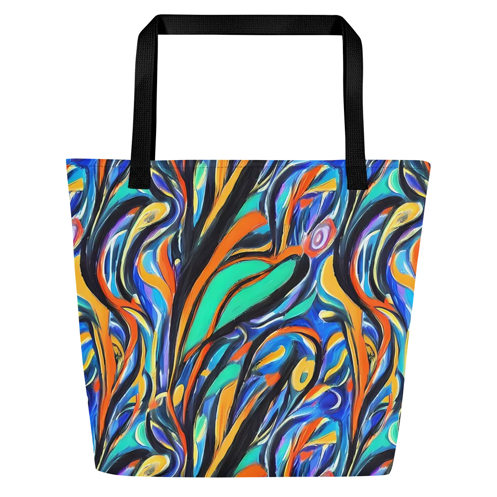 Carr's Whirl on Large Tote Bag W/ Pocket — Front