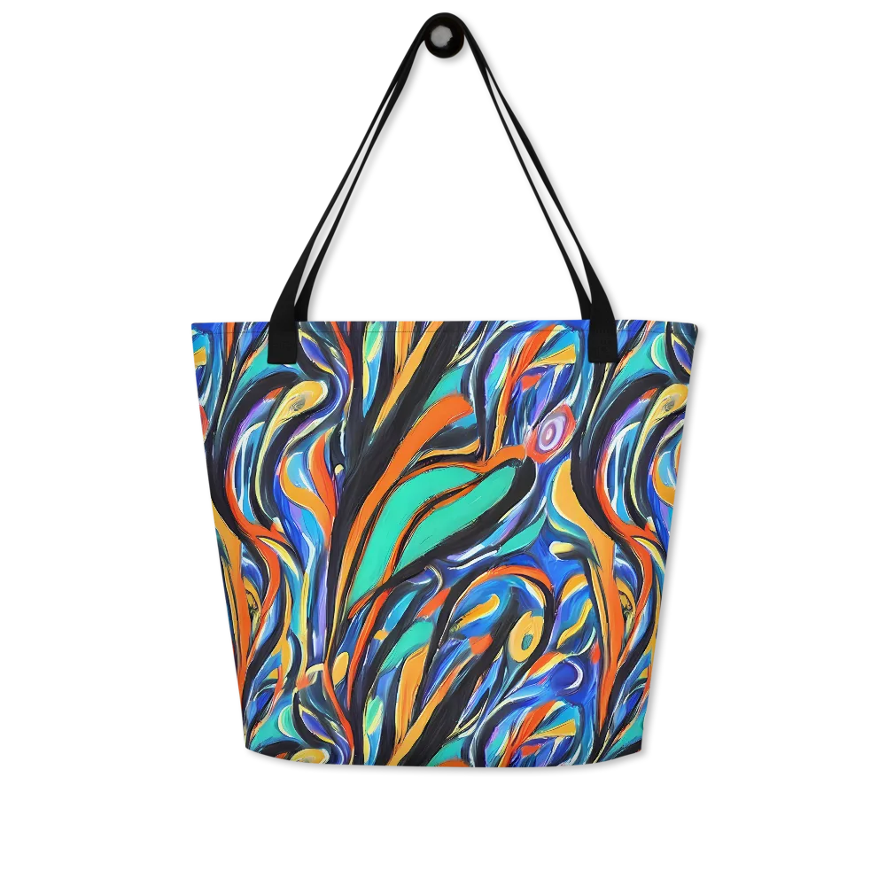 Carr's Whirl on Large Tote Bag W/ Pocket — Front