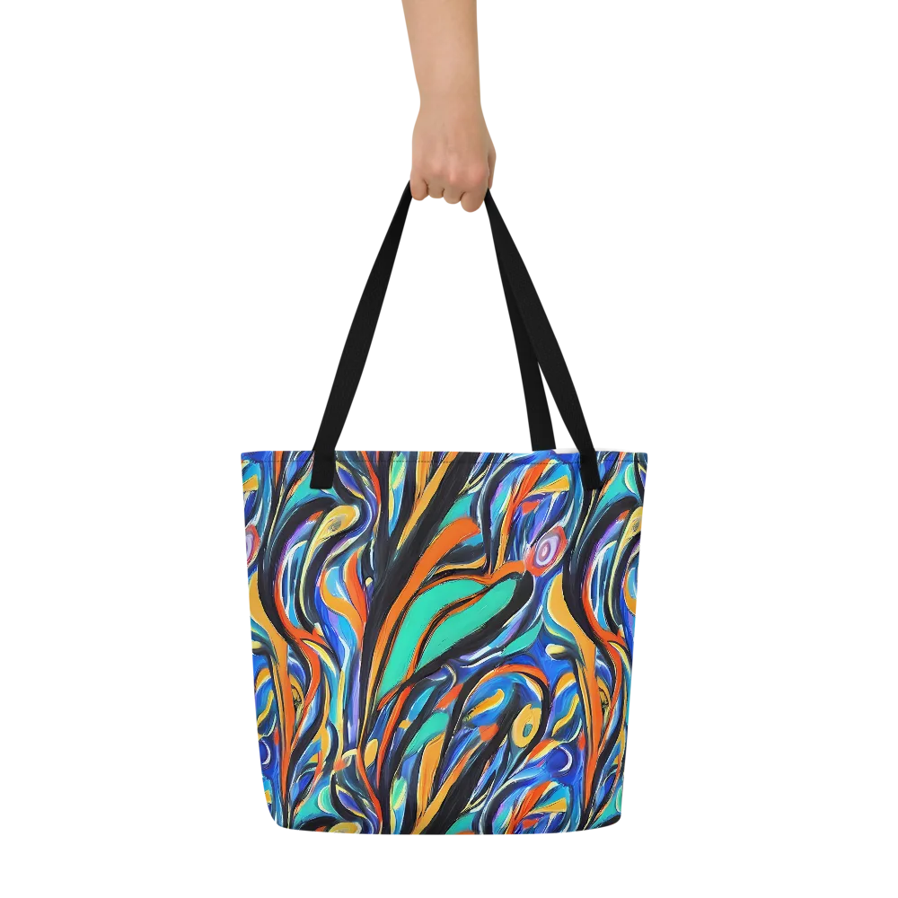 Carr's Whirl on Large Tote Bag W/ Pocket — Front