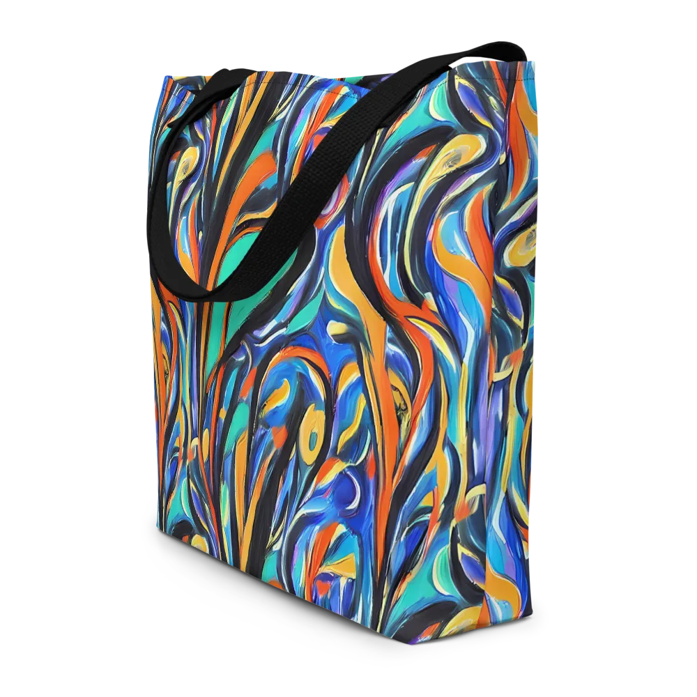 Carr's Whirl on Large Tote Bag W/ Pocket — Front