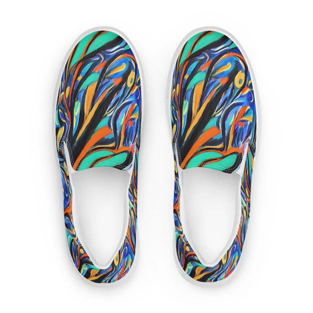 Carr's Whirl on Women's Slip-On Canvas Shoes — Front