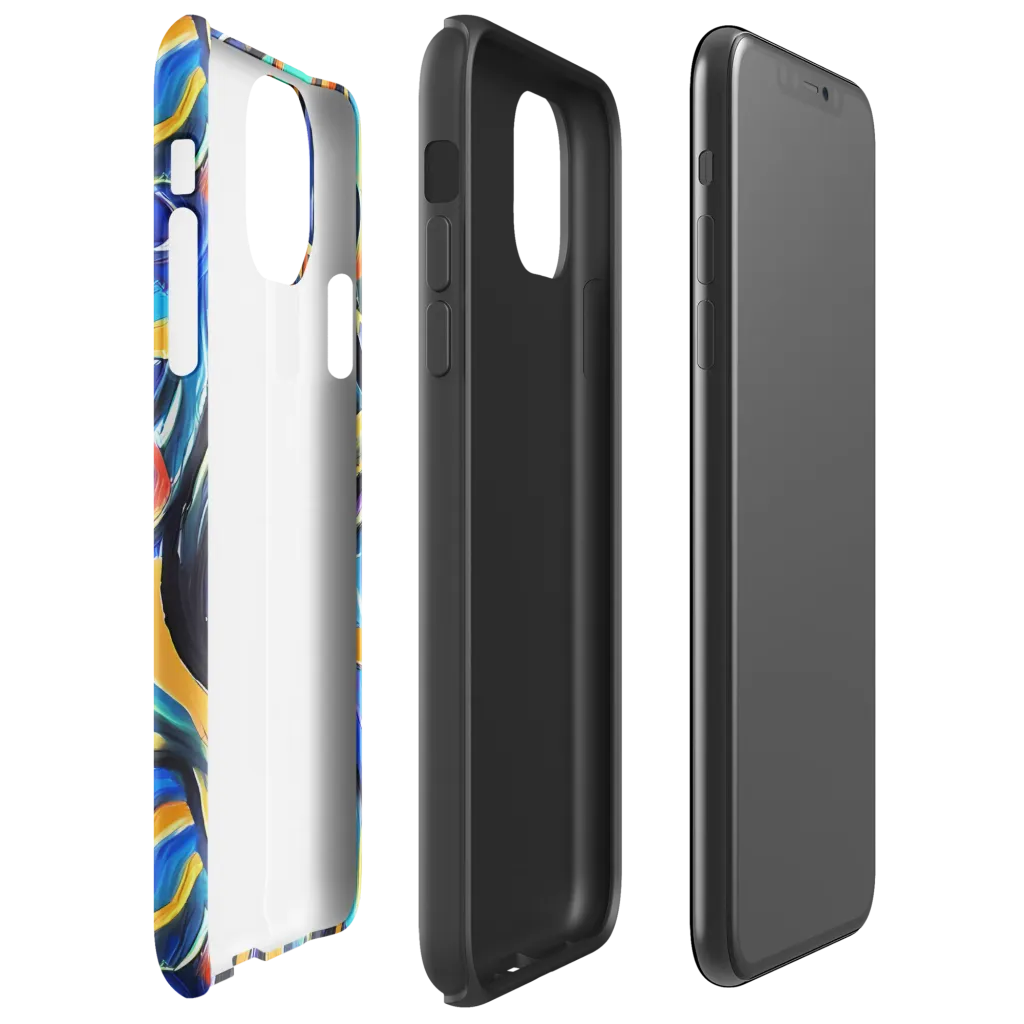 Carr's Whirl on Tough Case for iPhone® — Right