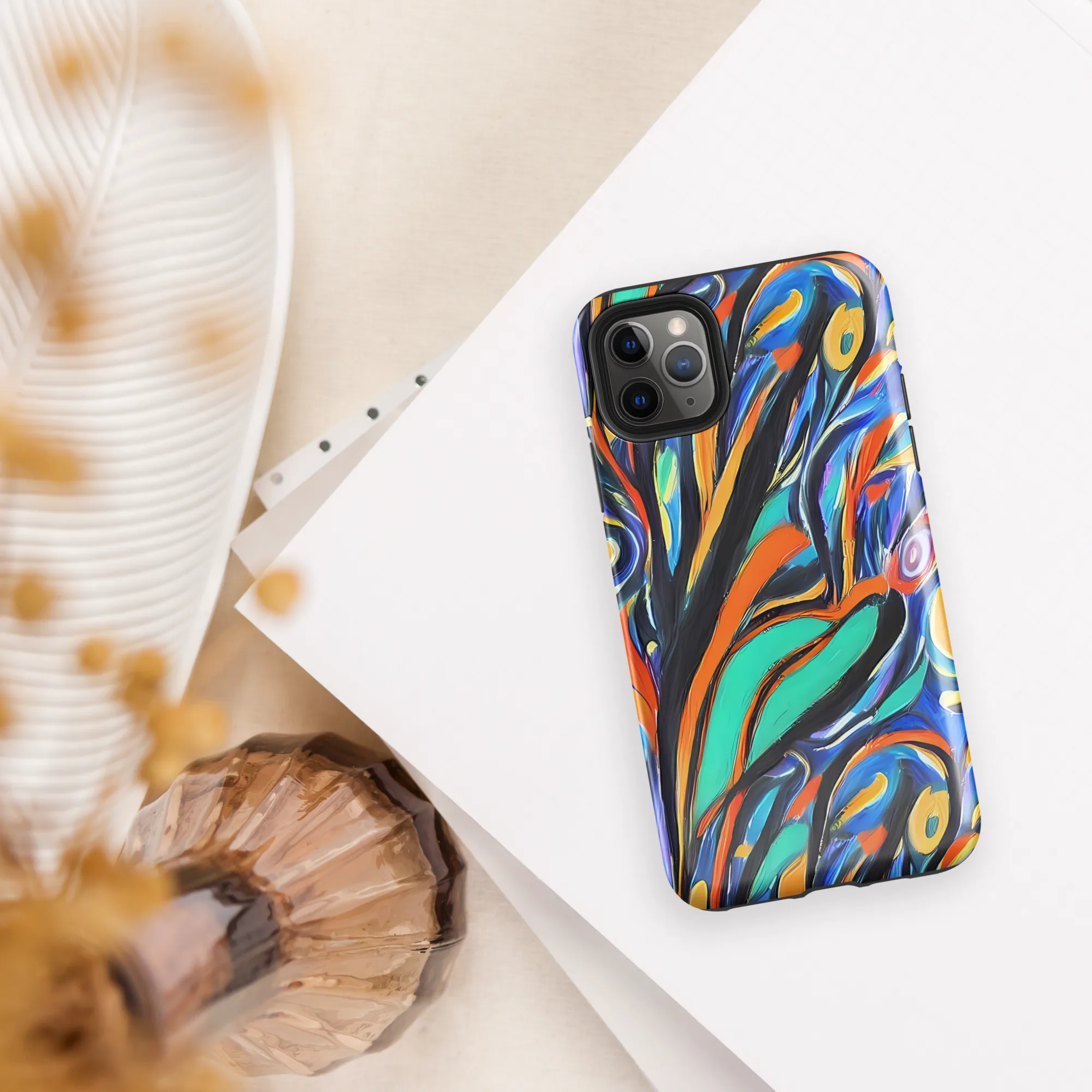 Carr's Whirl on Tough Case for iPhone® — Front