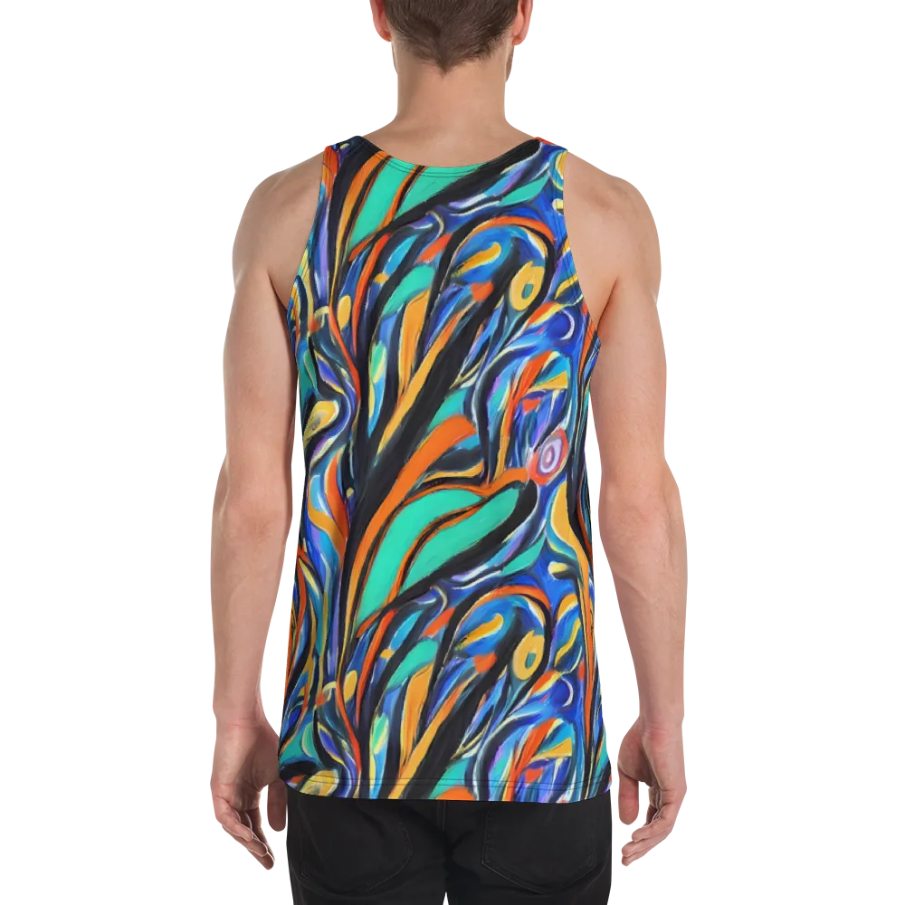 Carr's Whirl on Men's Tank Top — Back