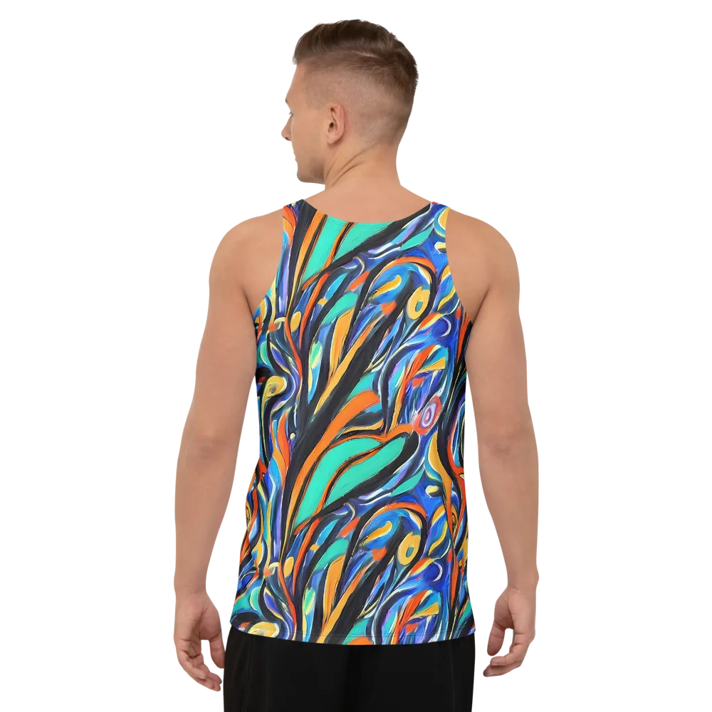 Carr's Whirl on Men's Tank Top — Back