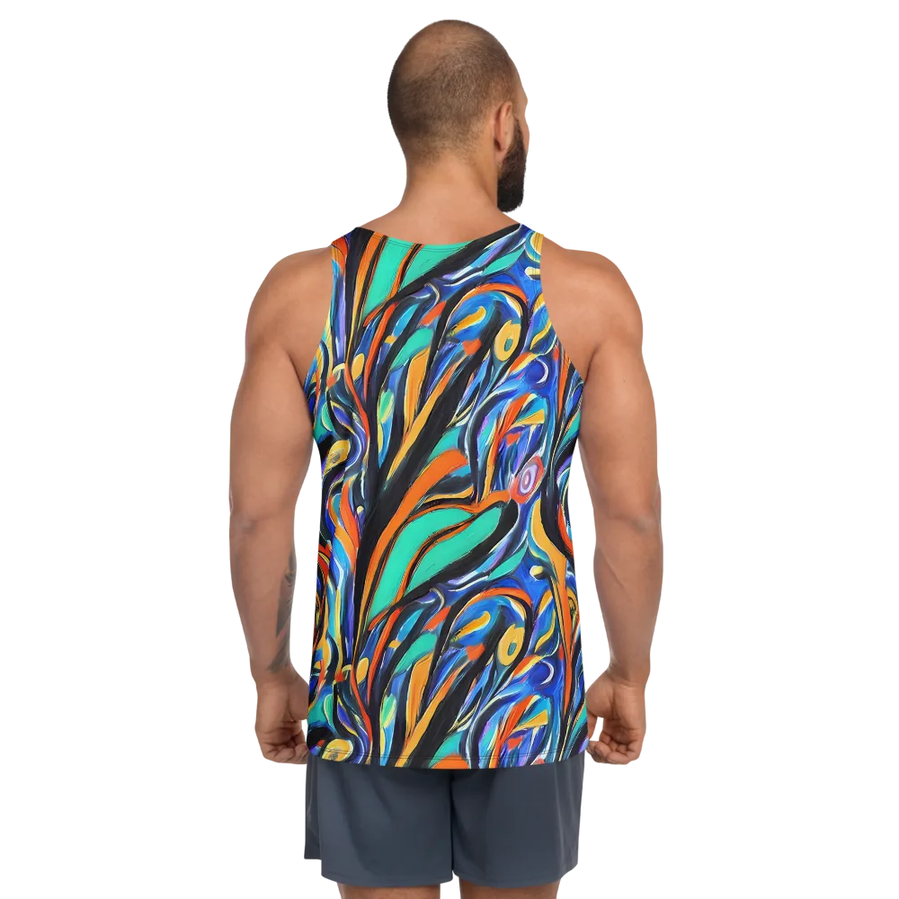 Carr's Whirl on Men's Tank Top — Back