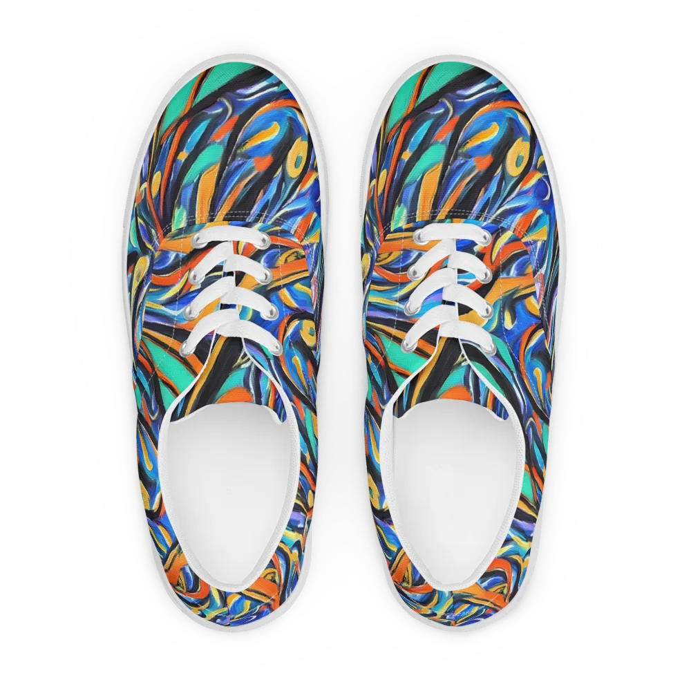 Carr's Whirl on Men's Lace-Up Canvas Shoes — Front