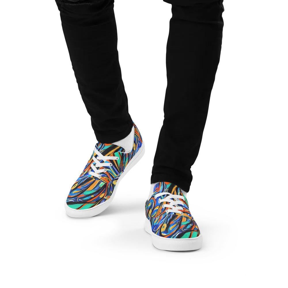 Carr's Whirl on Men's Lace-Up Canvas Shoes — Front