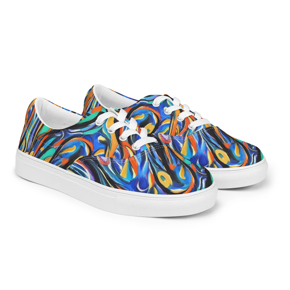 Carr's Whirl on Men's Lace-Up Canvas Shoes — Right Front
