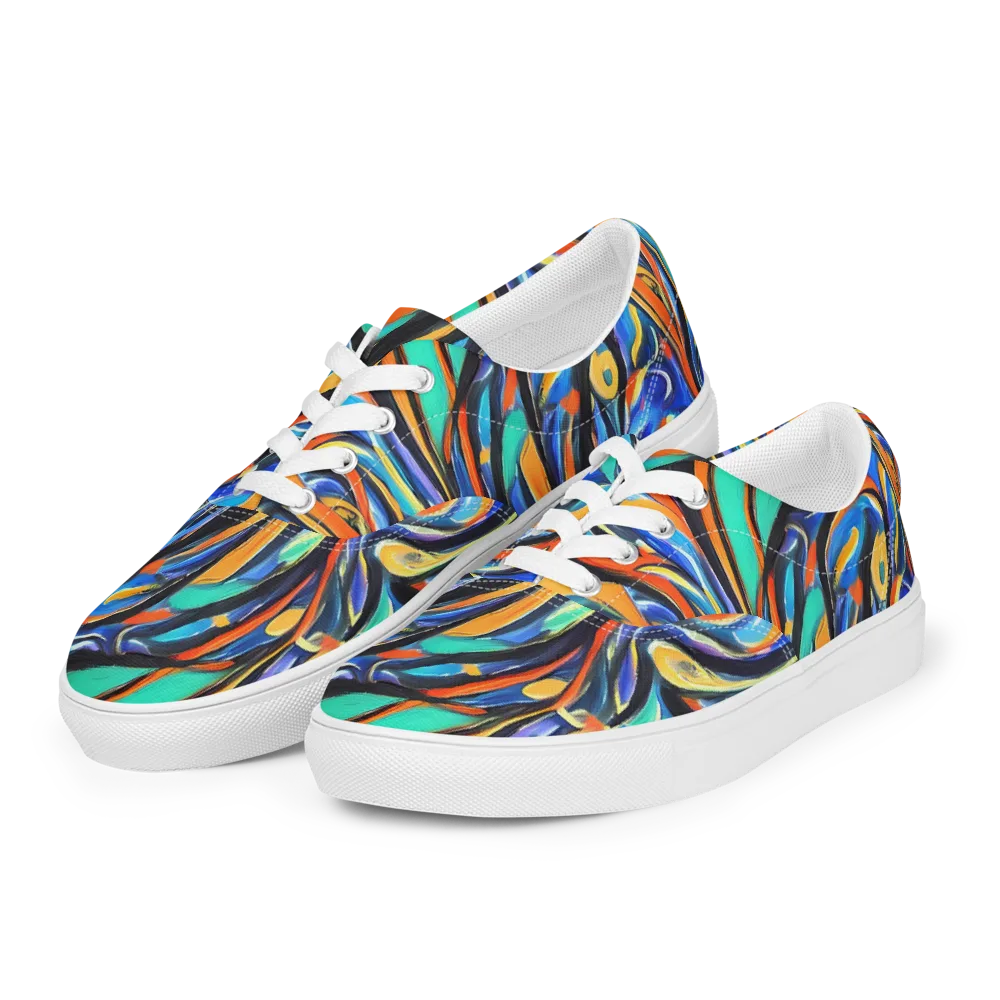 Carr's Whirl on Men's Lace-Up Canvas Shoes — Left Front
