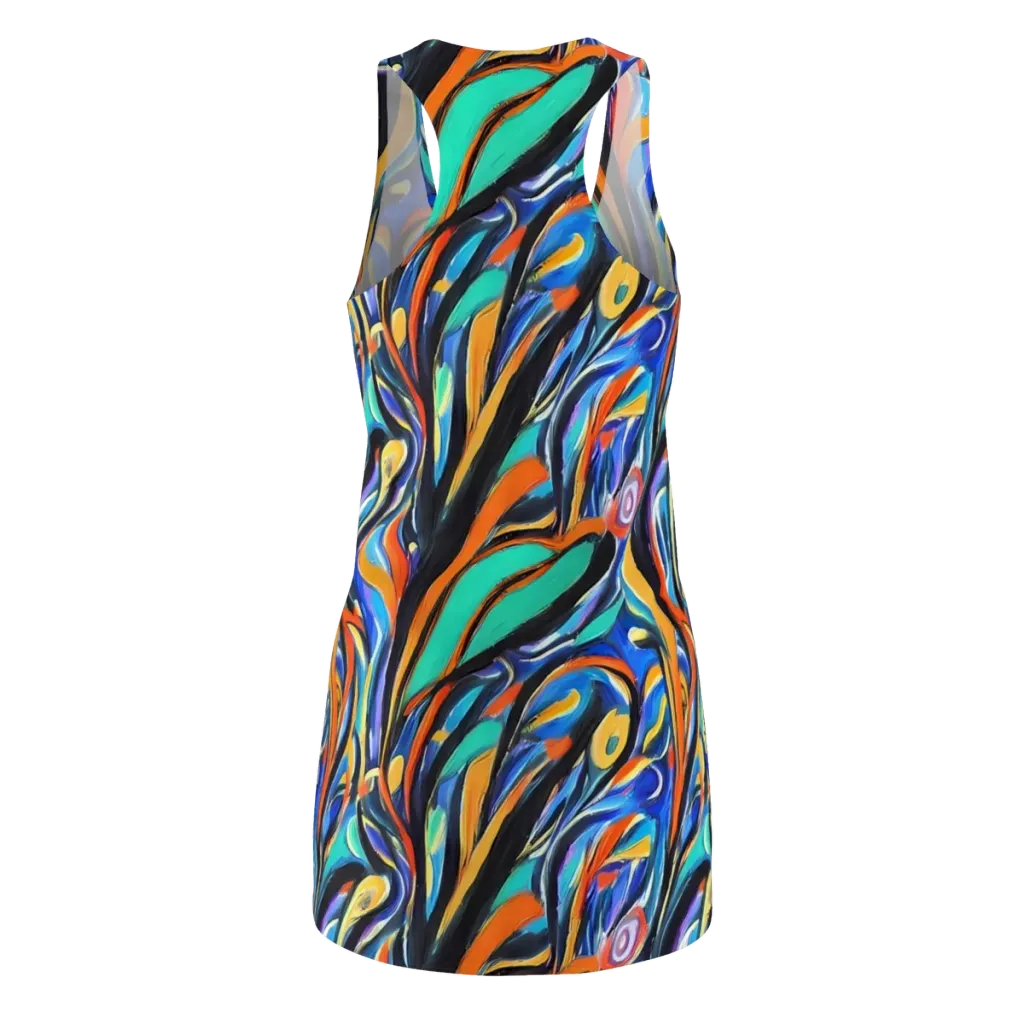 Carr's Whirl on Racerback Dress — Back