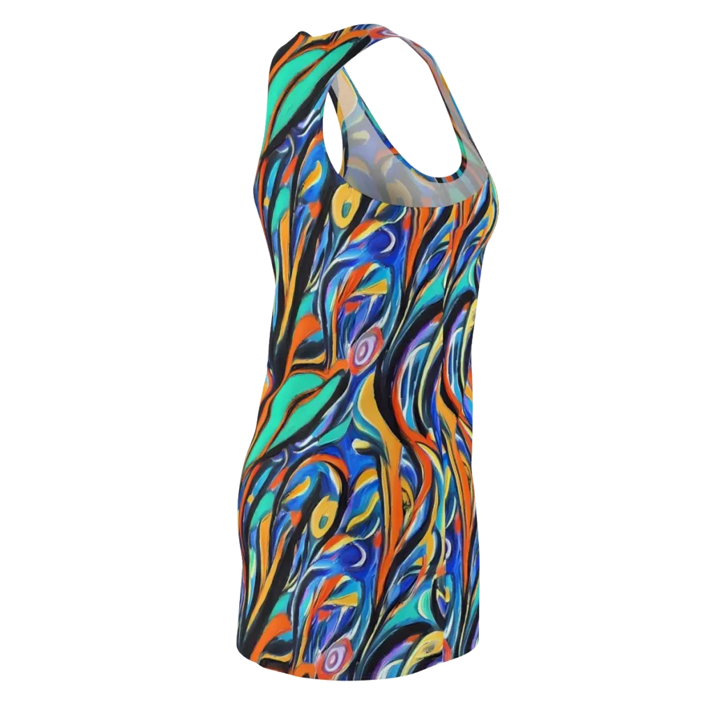 Carr's Whirl on Racerback Dress — Back Side