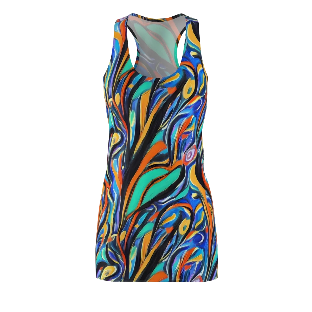 Carr's Whirl on Racerback Dress — Front