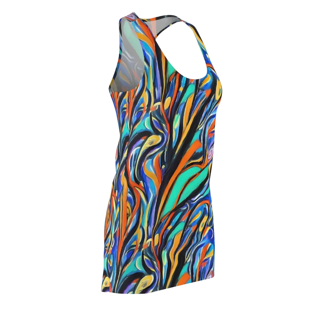 Carr's Whirl on Racerback Dress — Front Side