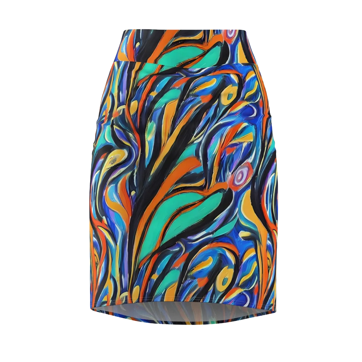Carr's Whirl on Pencil Skirt — Front