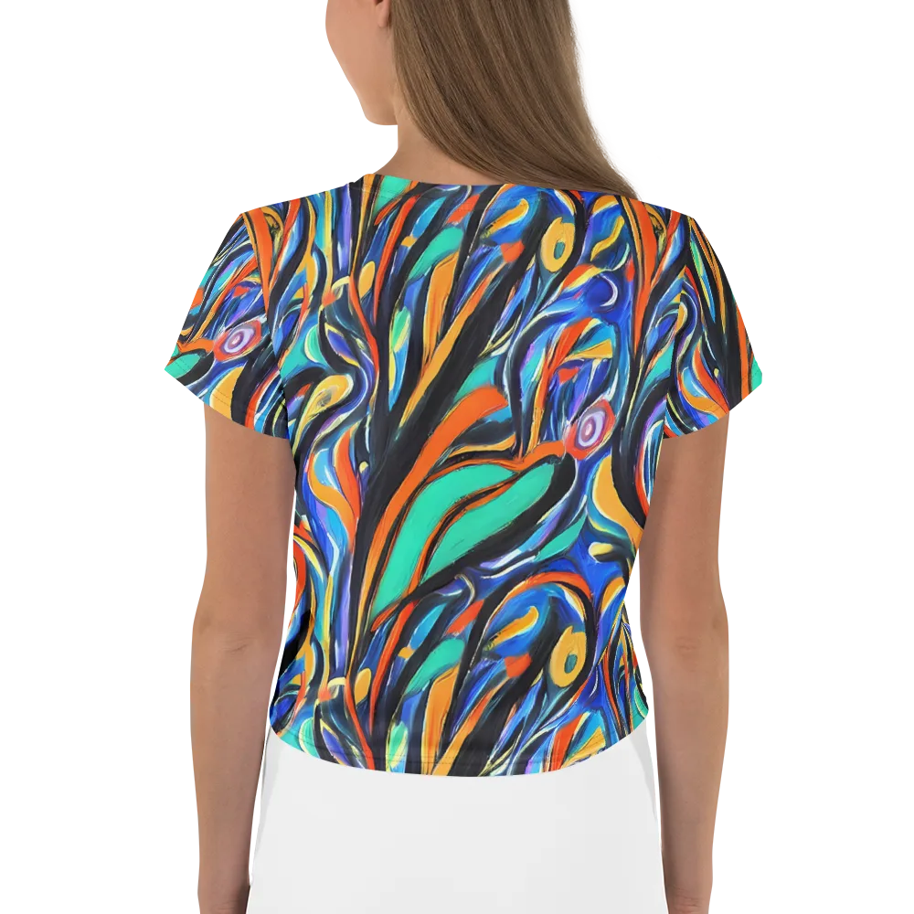 Carr's Whirl on Crop Tee — Back