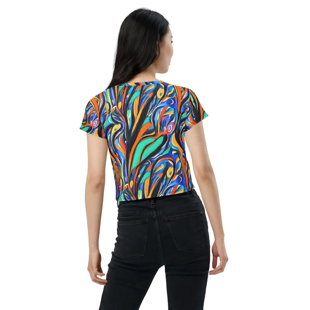 Carr's Whirl on Crop Tee — Back