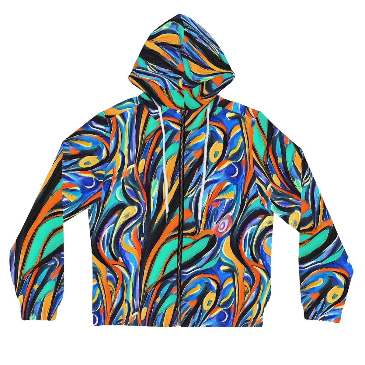 Carr's Whirl on Women's Full-Zip Hoodie — Front