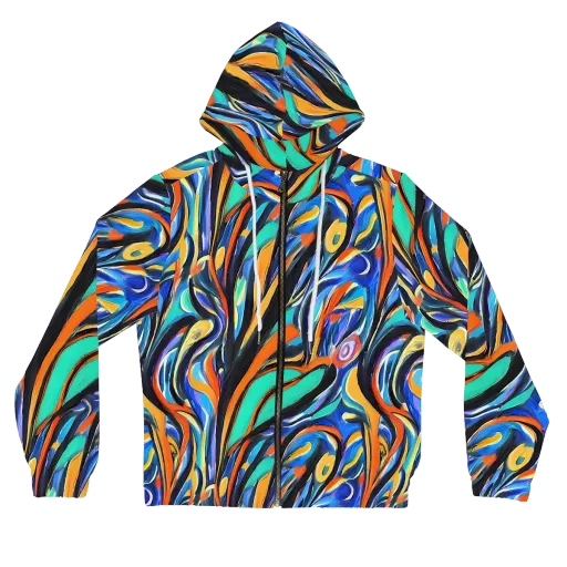 Carr's Whirl on a Women's Full-Zip Hoodie
