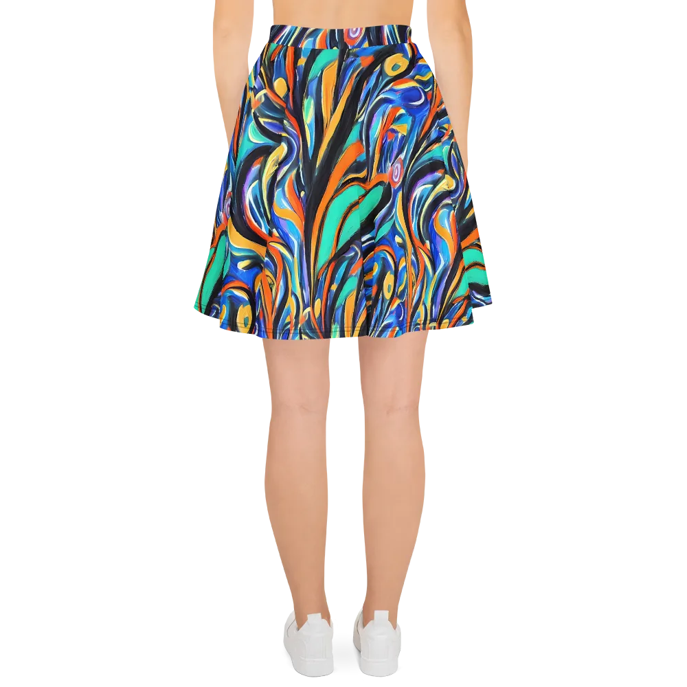 Carr's Whirl on Skater Skirt — Back