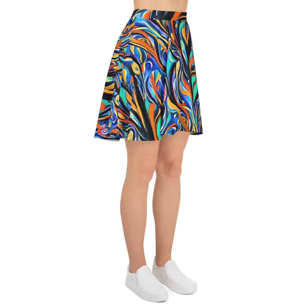 Carr's Whirl on Skater Skirt — Right
