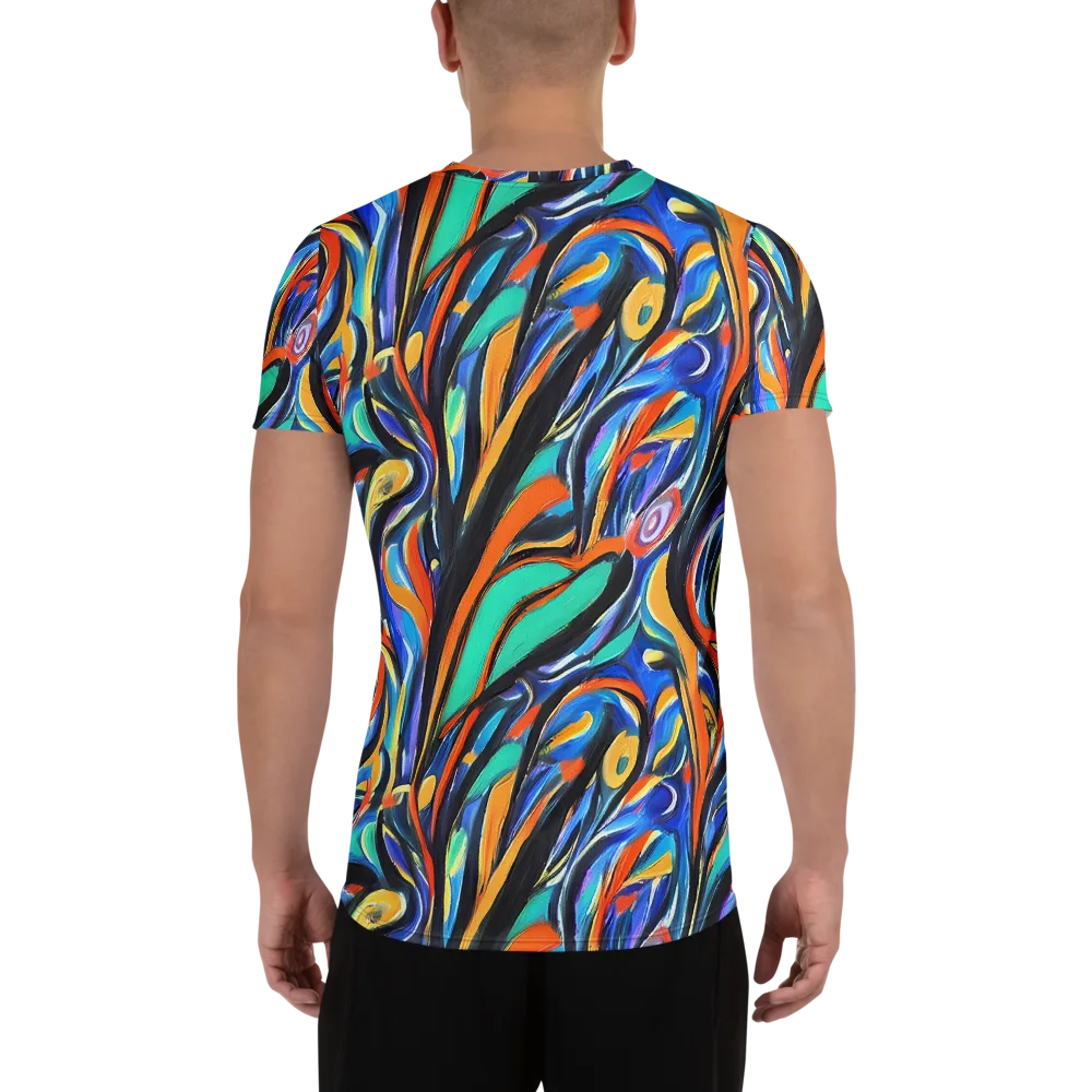 Carr's Whirl on Men's Athletic T-Shirt — Back