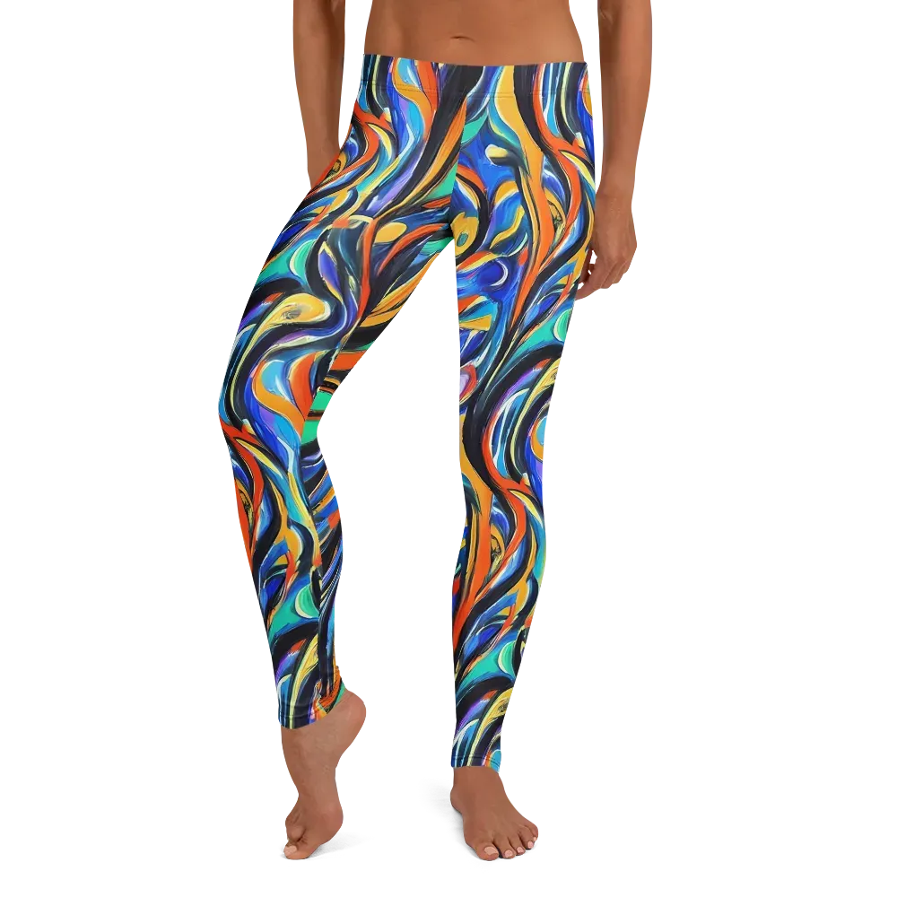 Carr's Whirl on Leggings — Front