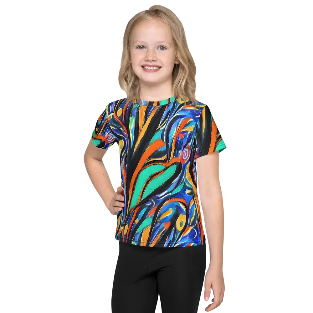 Carr's Whirl on Kids Crew Neck T-Shirt — Front