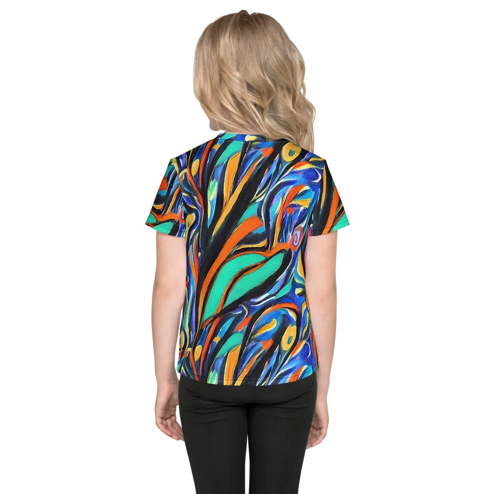Carr's Whirl on Kids Crew Neck T-Shirt — Back