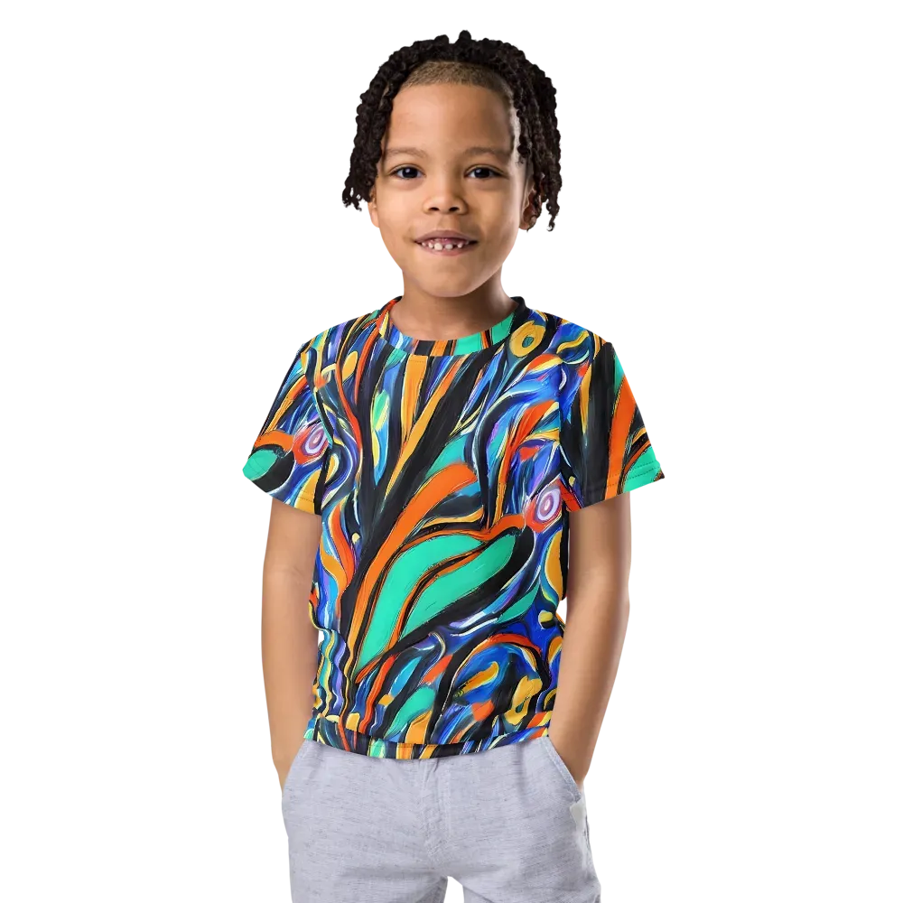 Carr's Whirl on Kids Crew Neck T-Shirt — Front