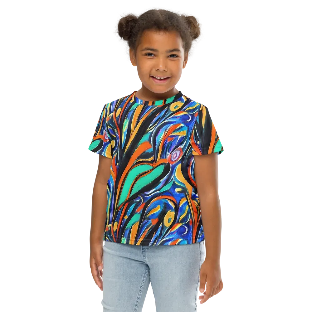 Carr's Whirl on Kids Crew Neck T-Shirt — Front