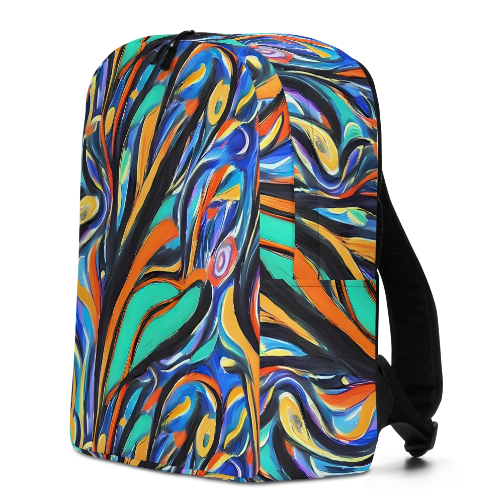 Carr's Whirl on Minimalist Backpack — Left