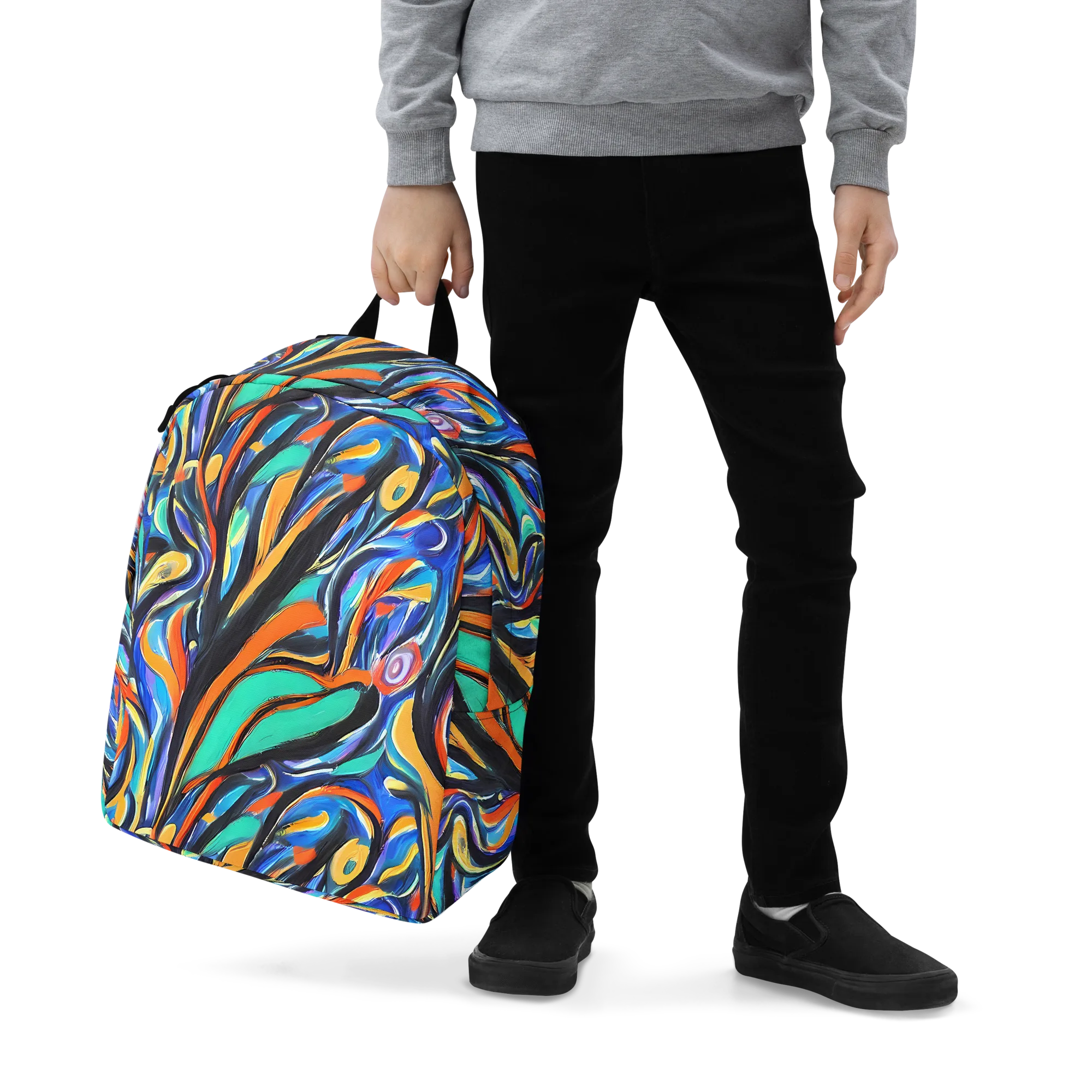 Carr's Whirl on Minimalist Backpack — Zoomed-in