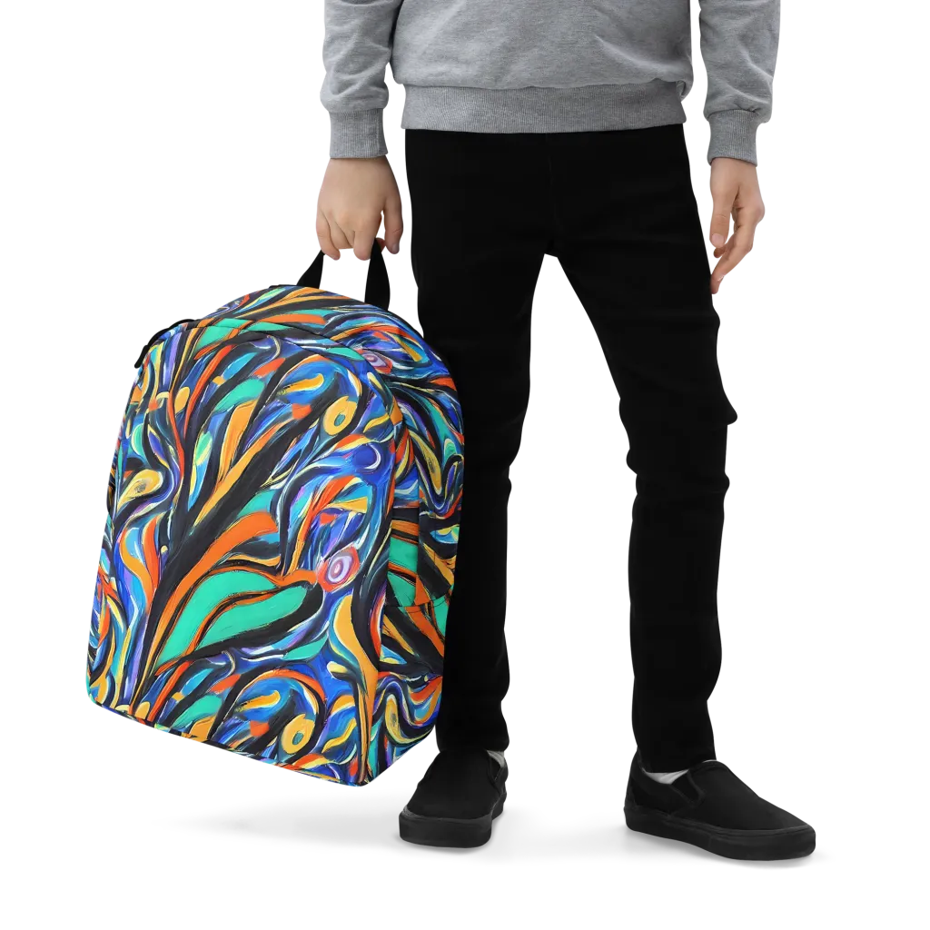 Carr's Whirl on Minimalist Backpack — Zoomed-in