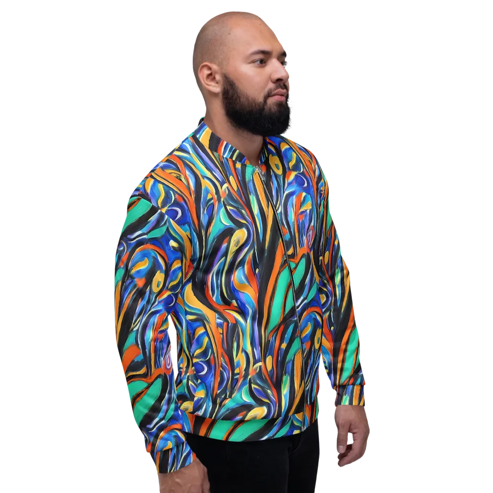 Carr's Whirl on Bomber Jacket — Right
