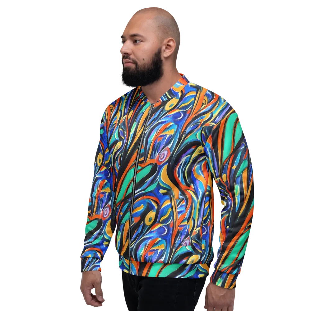Carr's Whirl on Bomber Jacket — Left