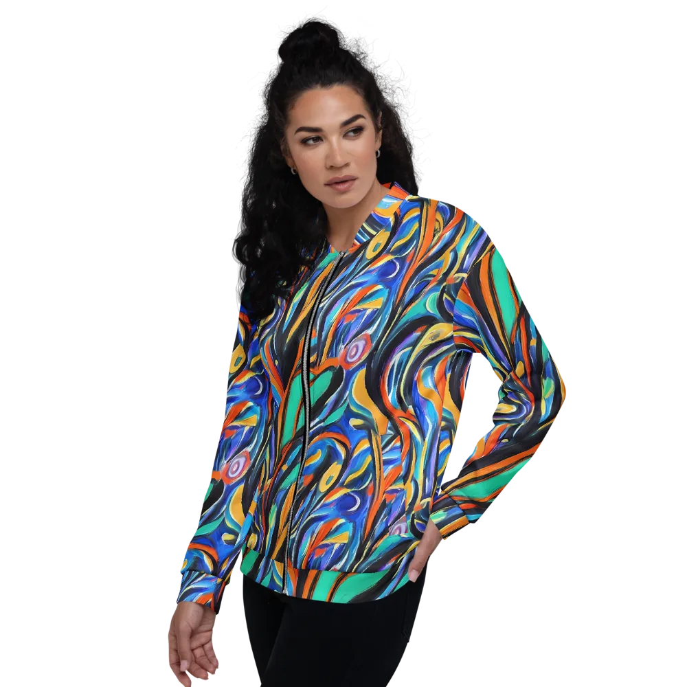 Carr's Whirl on Bomber Jacket — Left