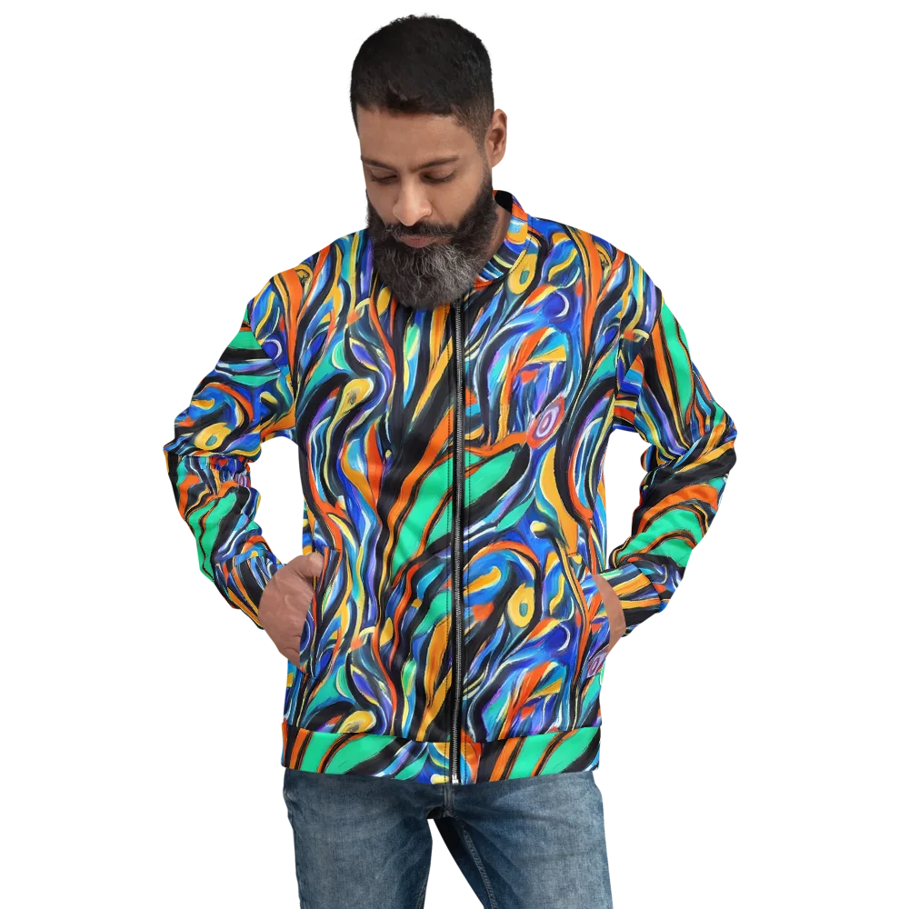 Carr's Whirl on Bomber Jacket — Front