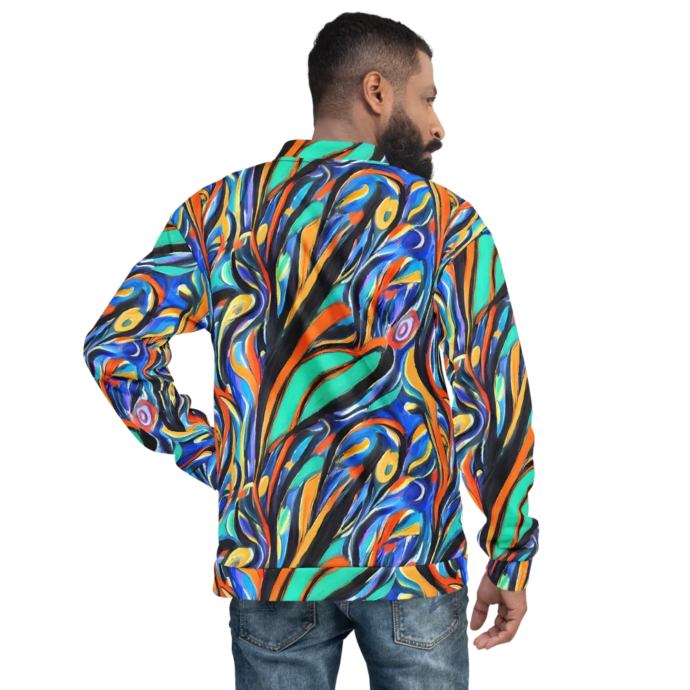 Carr's Whirl on Bomber Jacket — Back