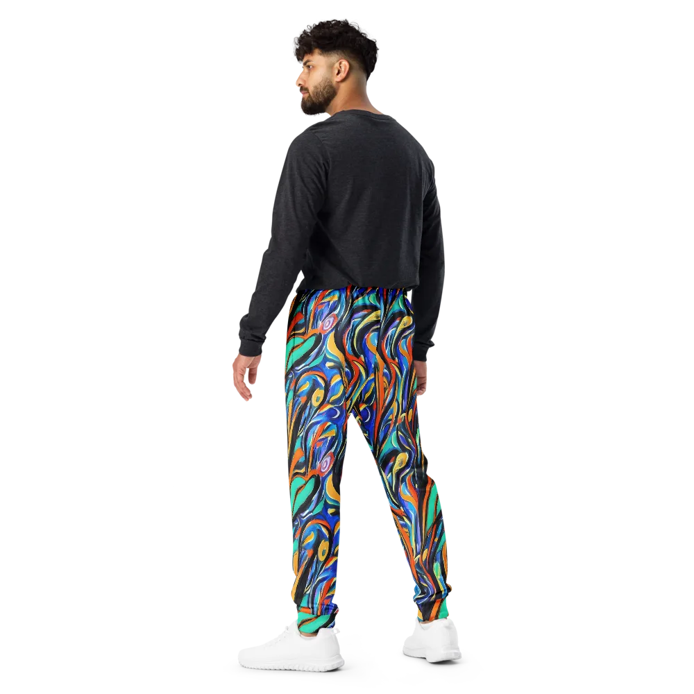 Carr's Whirl on Men's Joggers — Back