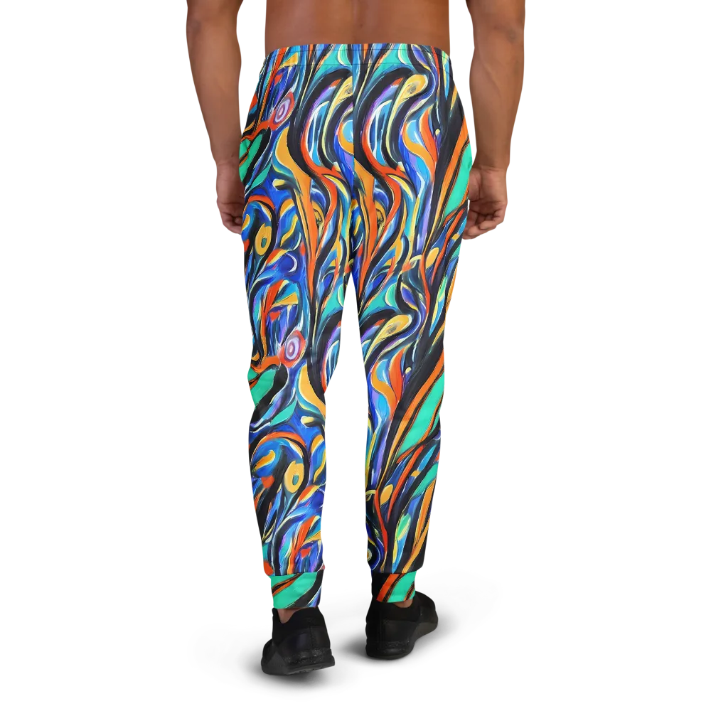 Carr's Whirl on Men's Joggers — Back