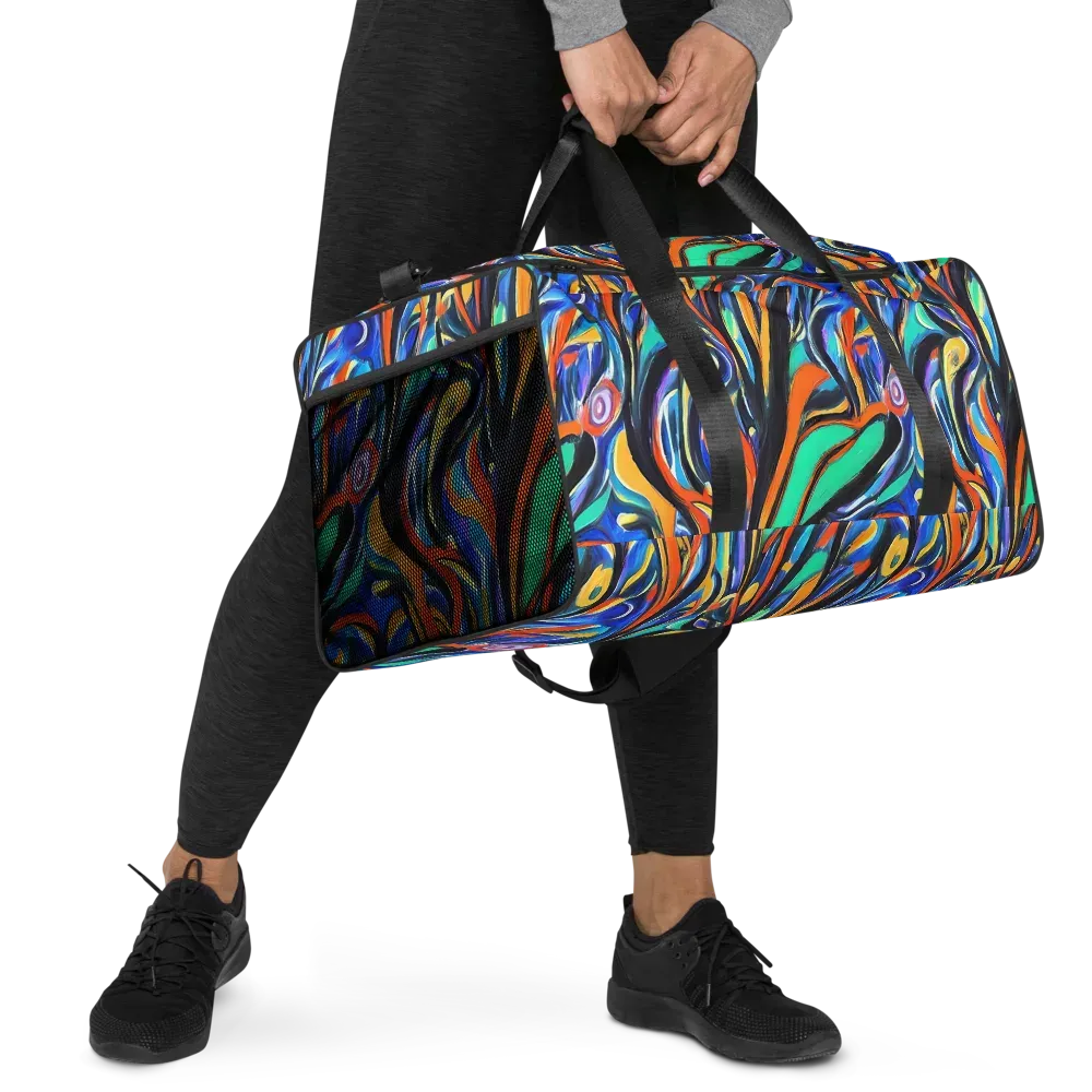 Carr's Whirl on Duffle Bag — Right Front