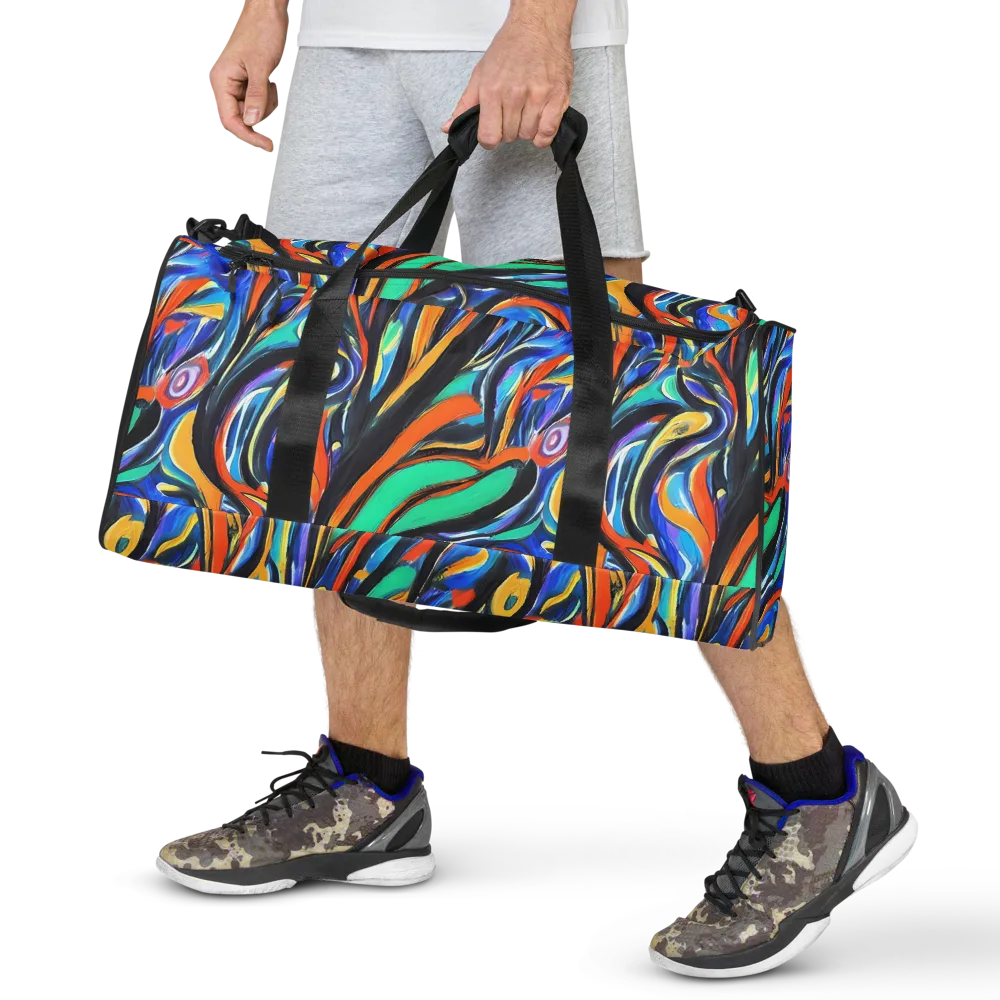 Carr's Whirl on Duffle Bag — Front