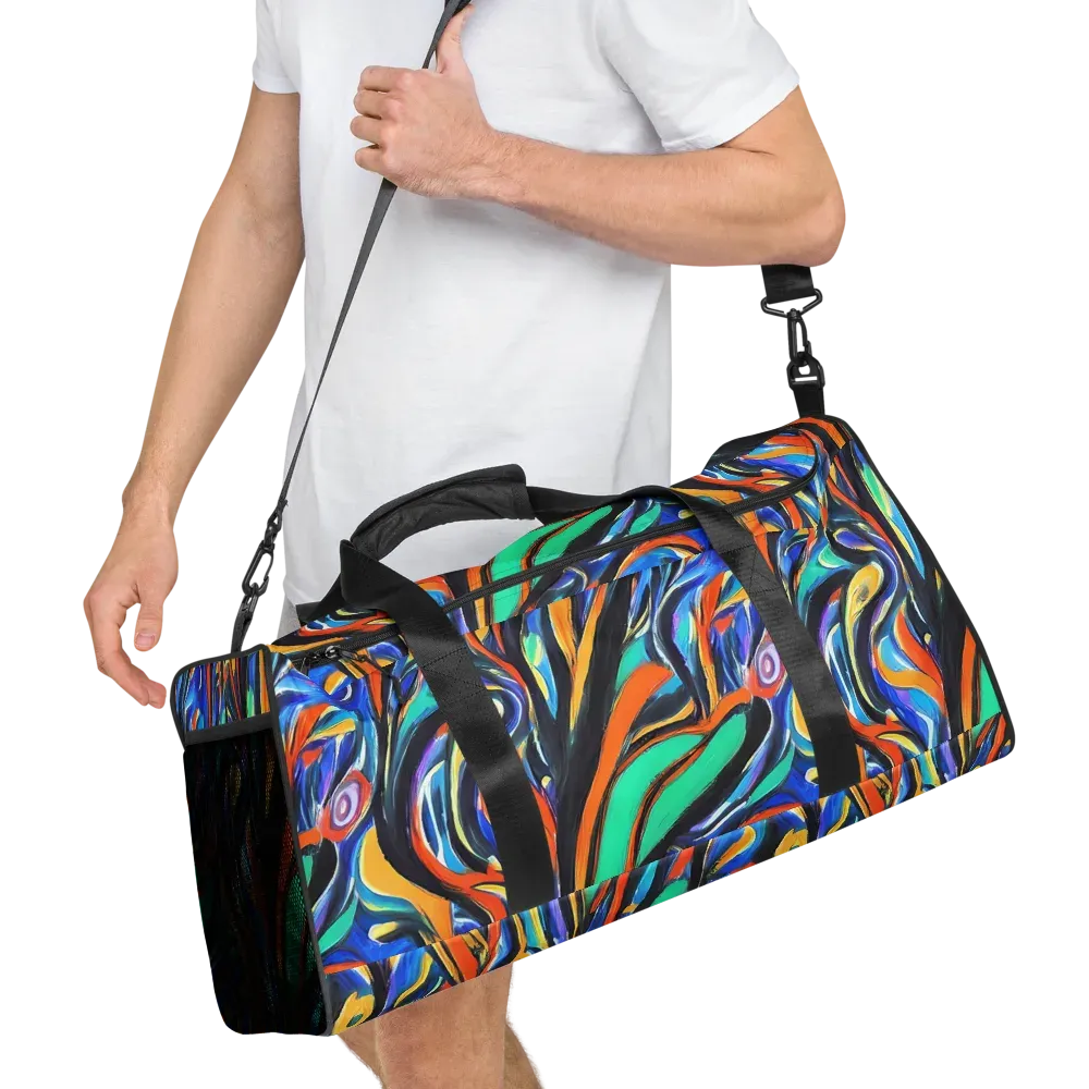 Carr's Whirl on Duffle Bag — Right Front